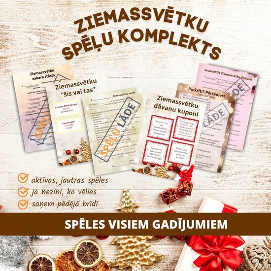 ZIEMASSVĒTKU SPĒĻU KOMPLEKTS